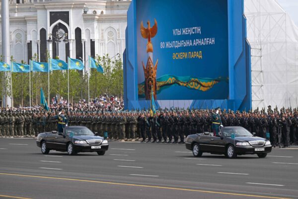 Выступление Президента – Верховного Главнокомандующего Вооруженными Силами Казахстана на военном параде в честь 80-летия Великой Победы